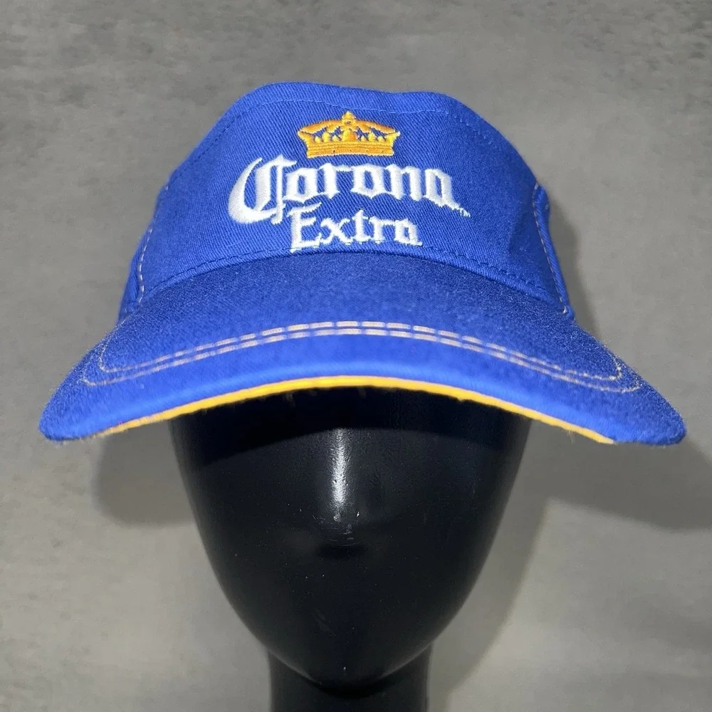 Corona Extra Beer Visor Blue Adjustable Sun Protection Sun Hat Beach Golf Cap